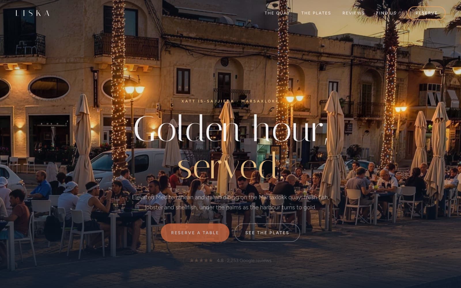 Liska concept website by Soluxe